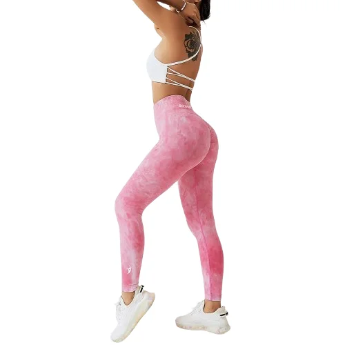 Pink Scrunch Leggings