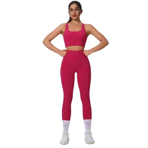 Red Smooth Leggings