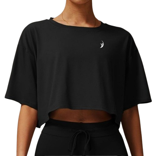 Black Cropped Top
