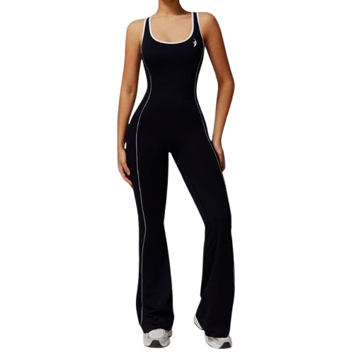Black Wide Legs Jumpsuit