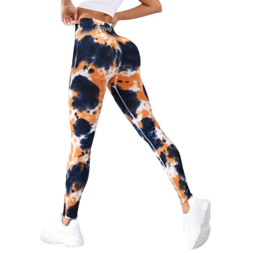 Orange Jazzy Leggings