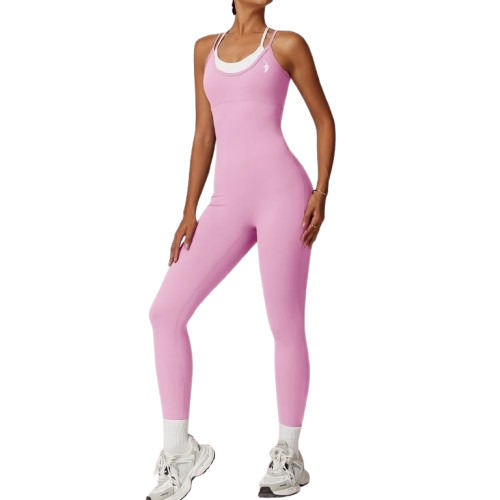 Pink Comfort Jumpsuit