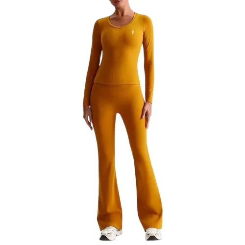 Orange Bloom Flare Legs Set