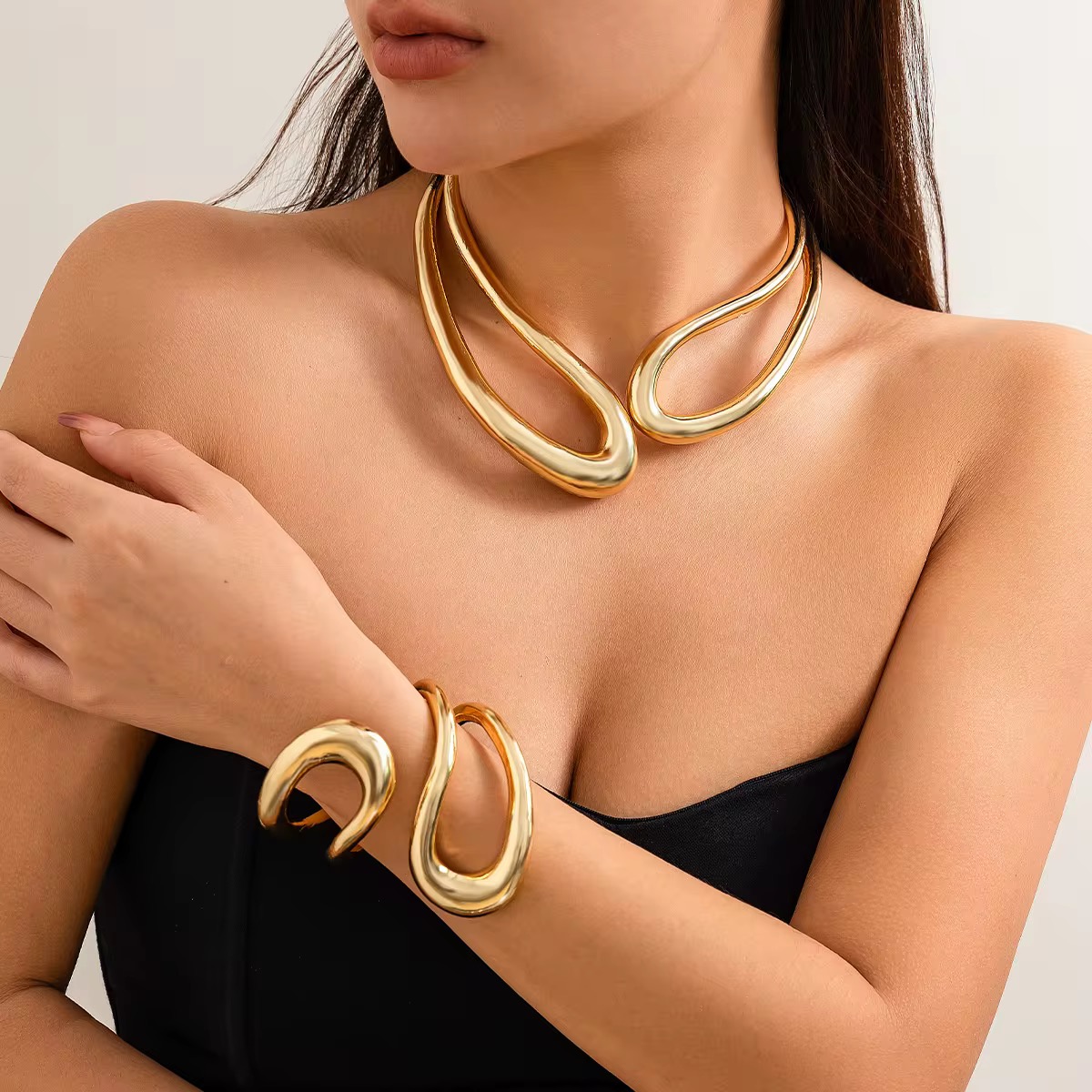 Jewelry set (Necklace + Bracelet )